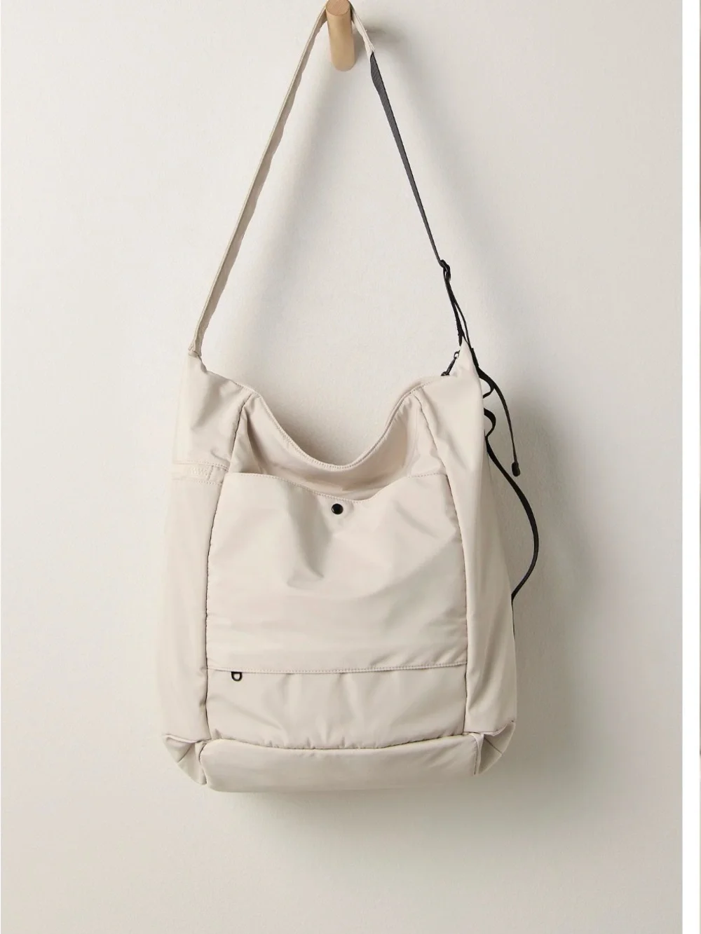 NWT Free People No Time Zones Carryall Tote Off White